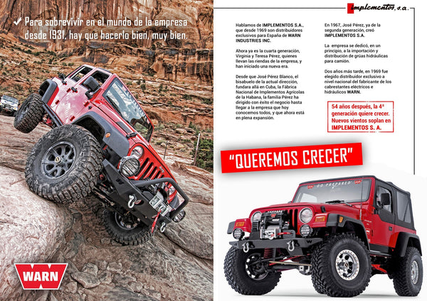 "GRAN REPORTAJE SOBRE LA EMPRESA EN LA MÍTICA REVISTA CÓDIGO 4X4"
