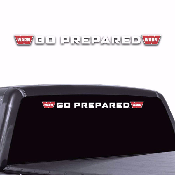 Prepared Sticker ADHESIVO WARN `GO PREPARED´ – IMPLEMENTOS
